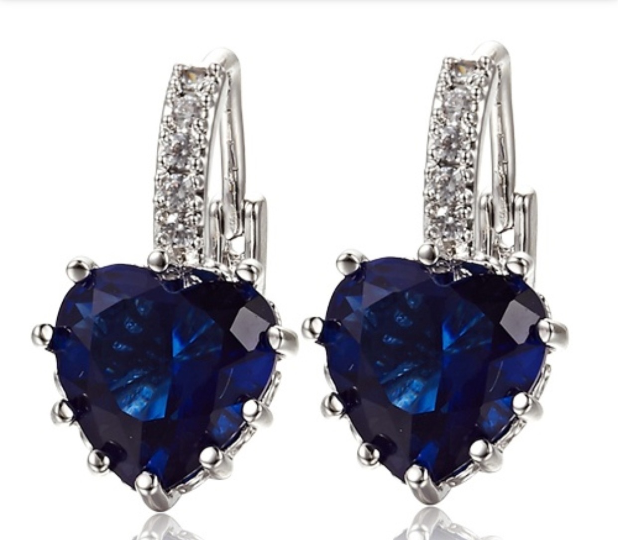 Royal Blue Sapphire Earring